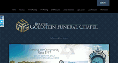 Desktop Screenshot of belkoffgoldsteinfuneralchapel.com